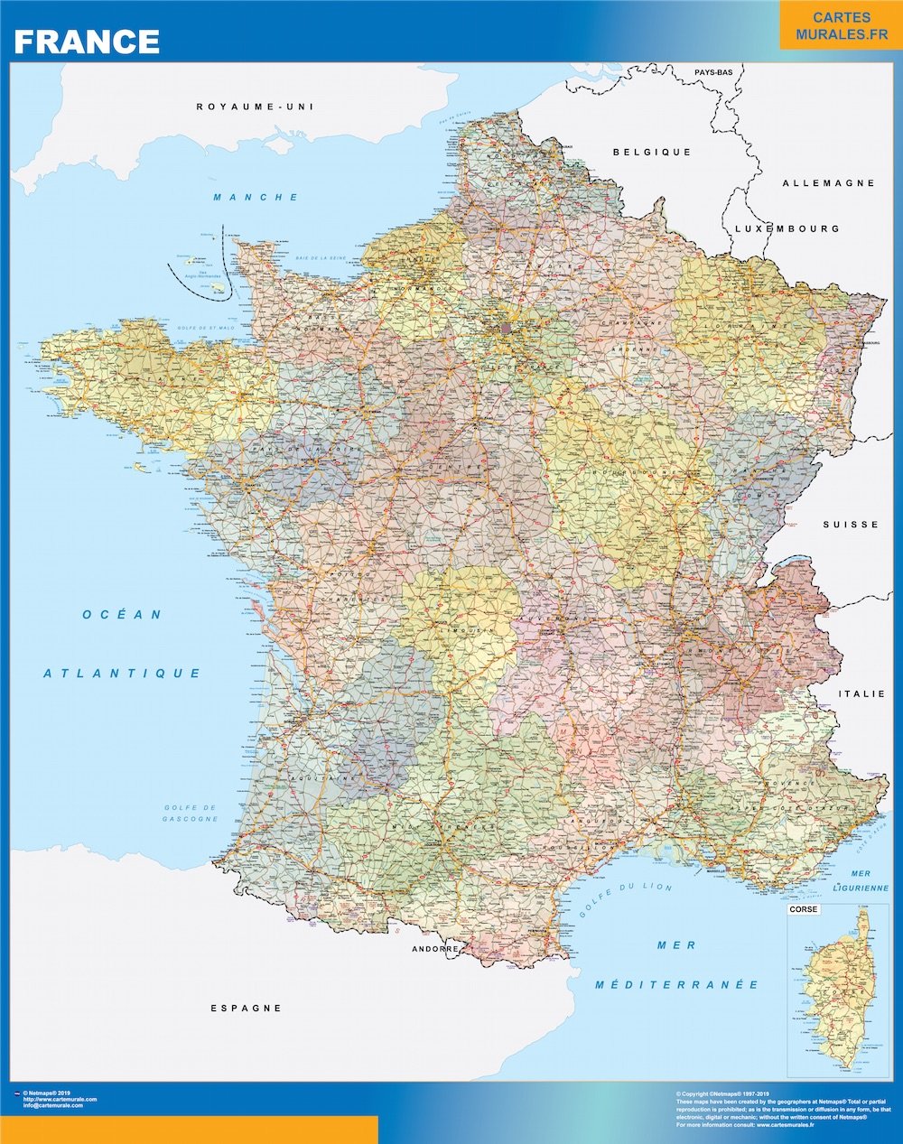 Carte France Magnétique Politique